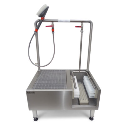 Lave-bottes professionnel en acier inoxydable