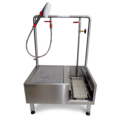 station de lavage pour chaussures de travail