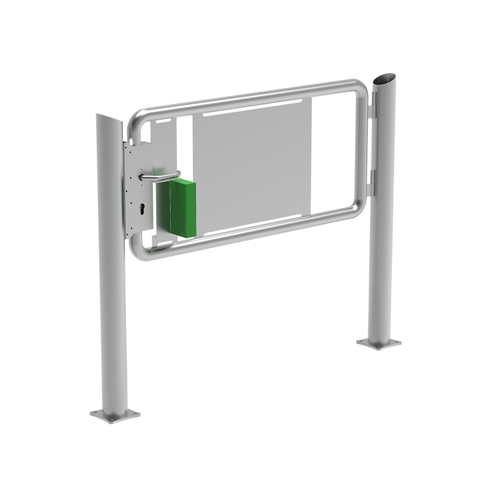 Porte de secours avec barre d’appui au niveau des genoux