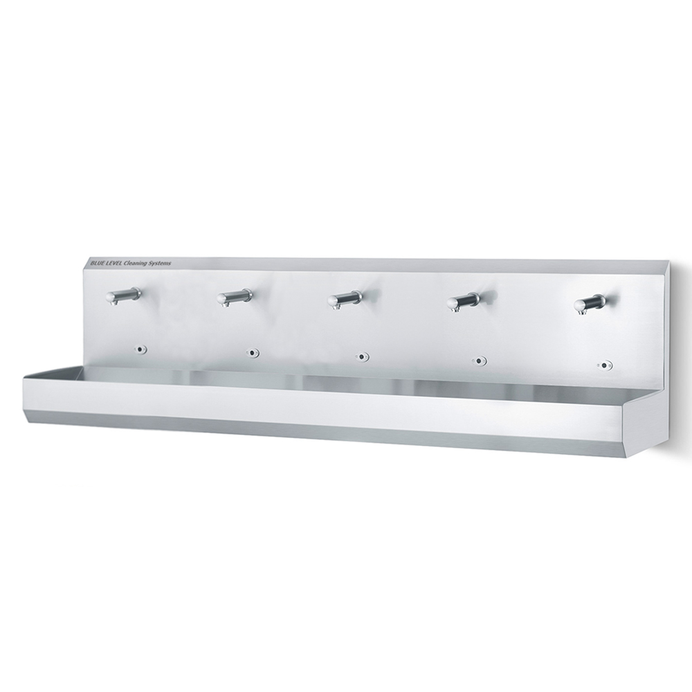 Lave-mains collectif avec capteur 2-6 en acier inoxydable - Image 4