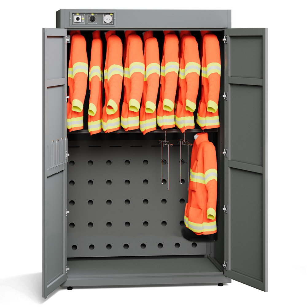 Armoire de séchage par condensation 16 vestes et pantalons de travail