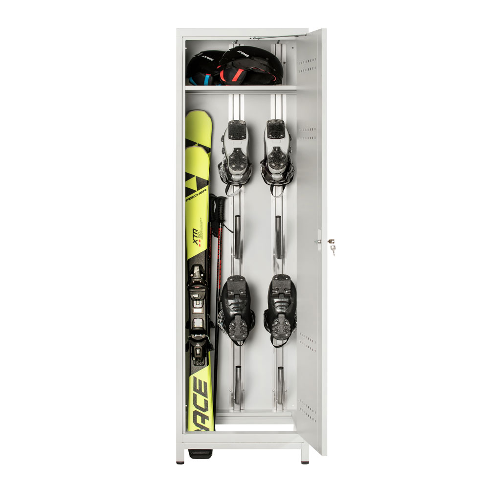 Casier à skis avec séchoir à chaussures (4 paires)