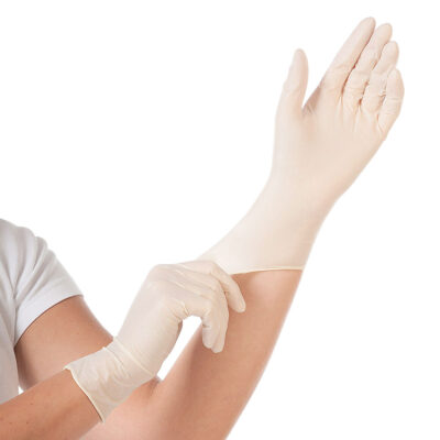 Gants jetables en latex, non poudrés et antidérapants, 1 000 pièces