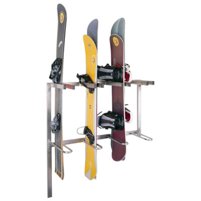 Support mural pour snowboards, lot de 8