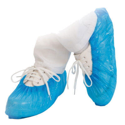 Couvre-chaussures à usage unique CPE détectables, 2 000 pièces
