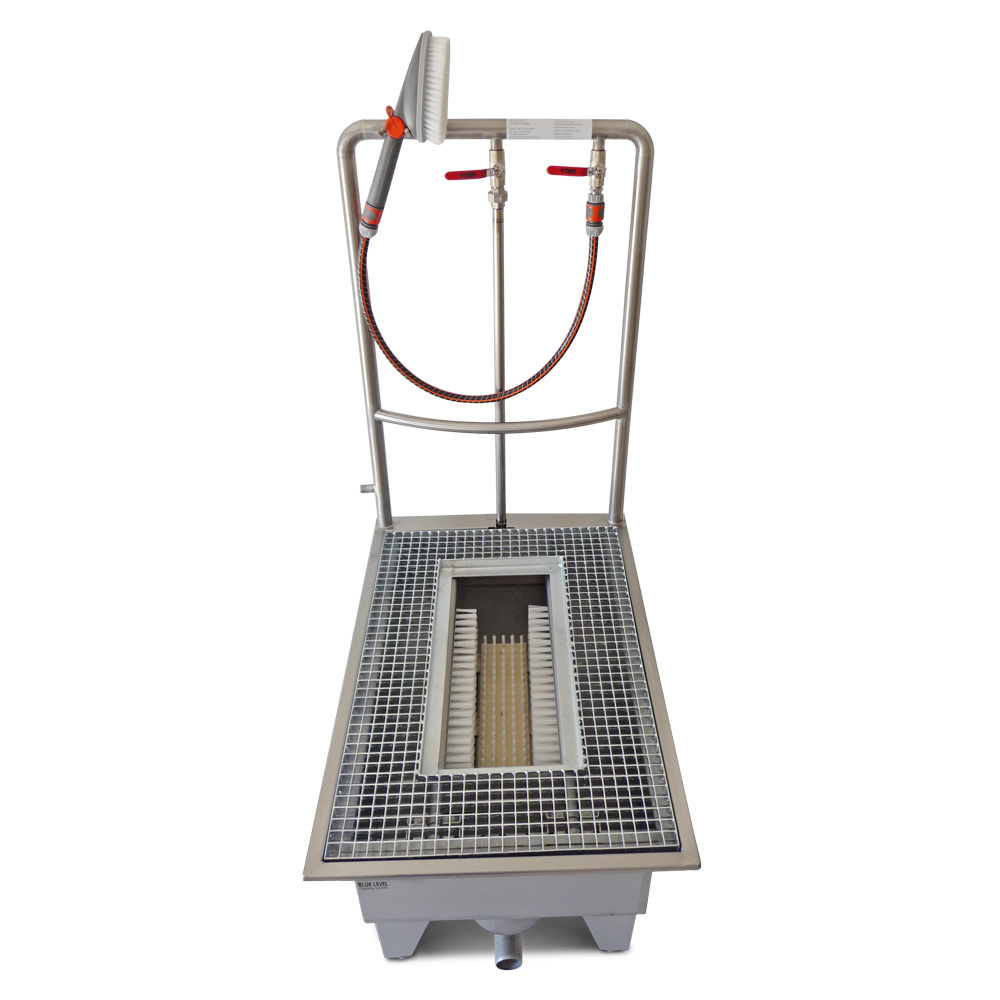 Machine à laver les chaussures en acier inoxydable, version encastrable